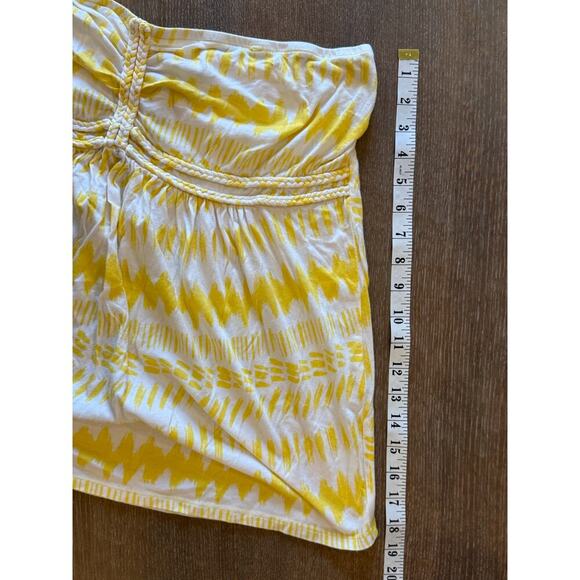 LANE BRYANT Yellow Strapless Summer Top Shirt size 14 / 16 - Picture 7 of 7